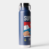 Superman en Krypto nemen vlucht Waterfles (Voorkant)