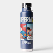 Superman en Krypto nemen vlucht Waterfles (Links)
