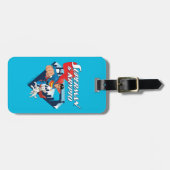 Superman en Krypto stijgen Bagagelabel (Voorkant horizontaal)