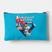 Superman en Krypto stijgen Etui (Achterkant)