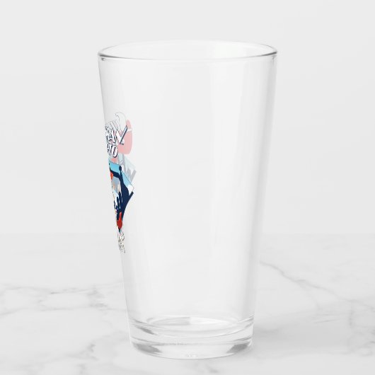 Superman en Krypto stijgen Glas (Links)