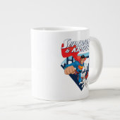 Superman en Krypto stijgen Grote Koffiekop (Voorkant rechts)