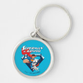 Superman en Krypto stijgen Sleutelhanger (Voorkant)