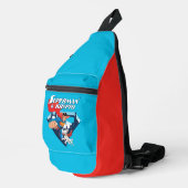 Superman en Krypto stijgen Sling Bag (Rechterhoek)