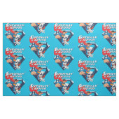 Superman en Krypto stijgen Stof (Fat Quarter)