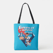 Superman en Krypto stijgen Tote Bag (Achterkant)