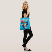 Superman en Krypto stijgen Tote Bag (Op model)