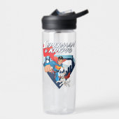 Superman en Krypto stijgen Waterfles (Links)