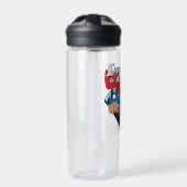 Superman en Krypto stijgen Waterfles (Voorkant)