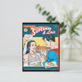Superman en Lois Comic Briefkaart (Staand voorkant)