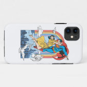 Superman en Lois in Geel Case-Mate iPhone Case (Achterkant (horizontaal))