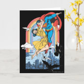 Superman en Lois in Geel Kaart (Gele Bloem)