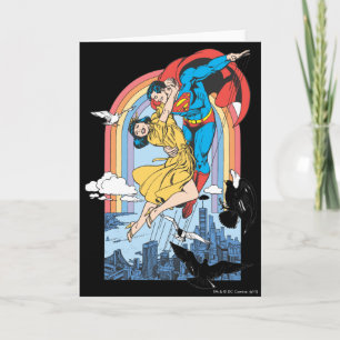 Superman en Lois in Geel Kaart