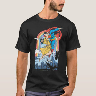 Superman en Lois in Geel T-shirt
