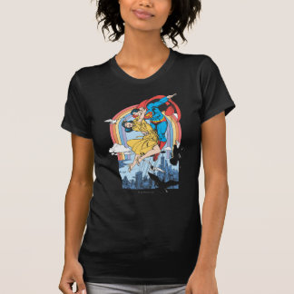 Superman en Lois in Geel T-shirt