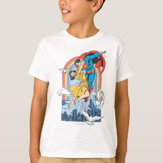 Superman en Lois in Geel T-shirt