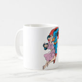 Superman en Lois in roze Koffiemok (Voorkant links)