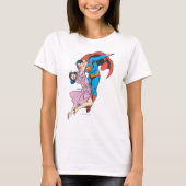 Superman en Lois in roze T-shirt (Voorkant)