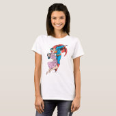 Superman en Lois in roze T-shirt (Voorkant volledig)