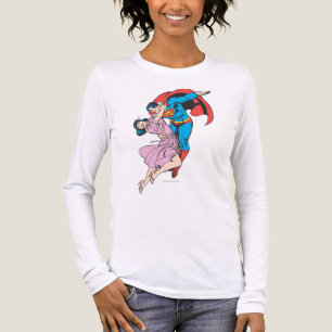 Superman en Lois in roze Tri-Blend Shirt