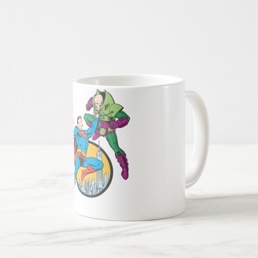 Superman Fights Lex Luthor Koffiemok (Voorkant rechts)