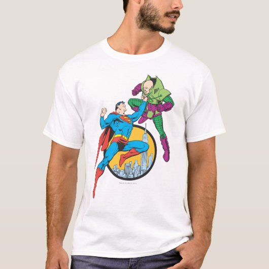 Superman Fights Lex Luthor T-shirt (Voorkant)