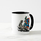 Superman Fights Monster Mok (Voorkant rechts)