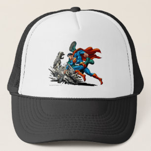 Superman Fights Monster Trucker Pet