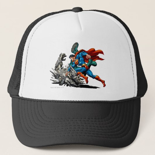 Superman Fights Monster Trucker Pet (Voorkant)