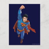 Superman Flying Forward Briefkaart (Voorkant)