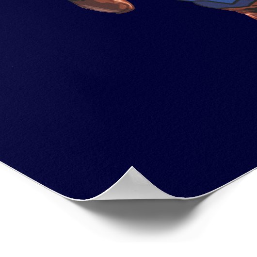 Superman Flying Forward Poster (Hoek)