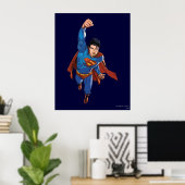 Superman Flying Forward Poster (Thuiskantoor)