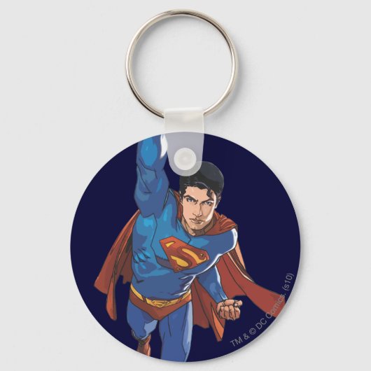 Superman Flying Forward Sleutelhanger (Voorkant)