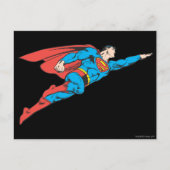 Superman Flying Right Briefkaart (Voorkant)