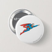 Superman Flying Right Ronde Button 5,7 Cm (Voorkant /achterkant)