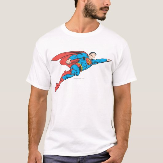 Superman Flying Right T-shirt (Voorkant)