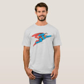 Superman Flying Right T-shirt (Voorkant volledig)