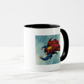 Superman flys met cape mok (Voorkant rechts)