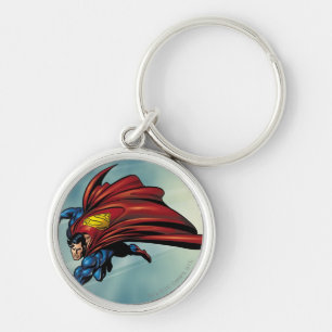 Superman flys met cape sleutelhanger