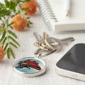 Superman flys met cape sleutelhanger (Zijkant)