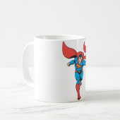 Superman gaat vooruit 2 koffiemok (Voorkant links)