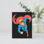 Superman gaat vooruit briefkaart (Staand voorkant)