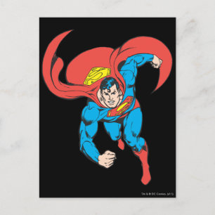 Superman gaat vooruit briefkaart