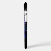 Superman gestileerd | Blue White Crystal Logo Case-Mate iPhone Case (Achterkant / Links)