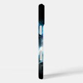 Superman gestileerd | Blue White Crystal Logo Case-Mate iPhone Case (Achterkant / Rechts)