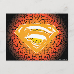 Superman gestileerd   Crackle Logo Briefkaart