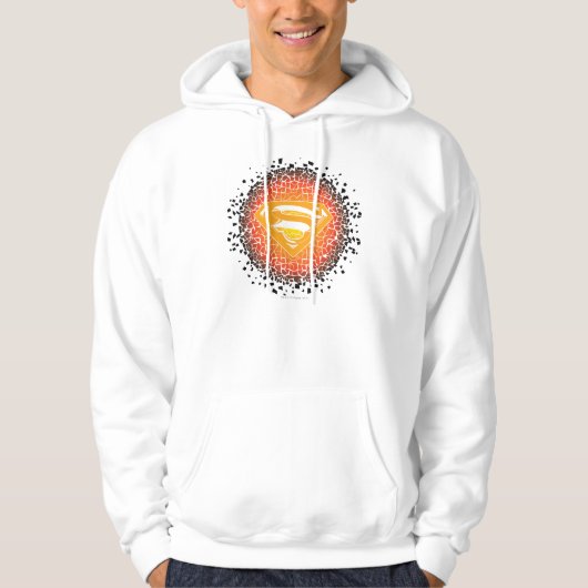 Superman gestileerd | Crackle Logo Hoodie (Voorkant)