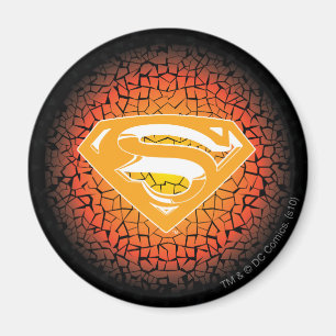 Superman gestileerd   Crackle Logo Magneet
