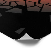 Superman gestileerd | Crackle Logo Poster (Hoek)