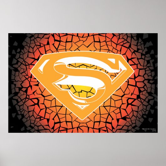 Superman gestileerd | Crackle Logo Poster (Voorkant)